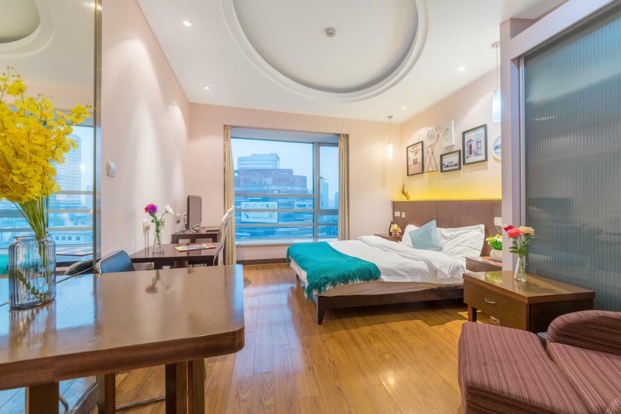 Shanghai Jiarong Hotel Apartment Zewnętrze zdjęcie