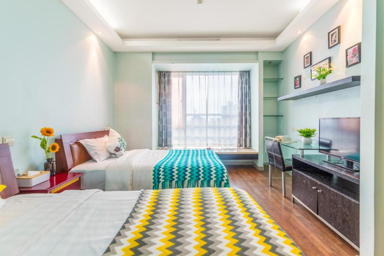 Shanghai Jiarong Hotel Apartment Zewnętrze zdjęcie